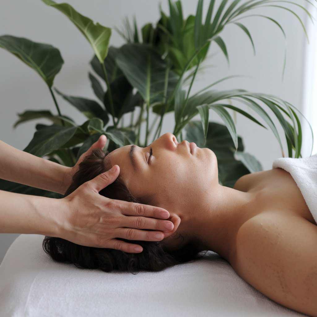 Indyjski Masaż  Głowy w Strefa Relaksu