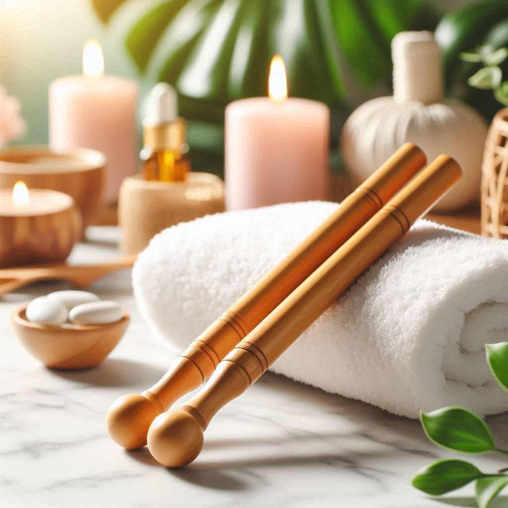 Masaż kijami bambusowymi